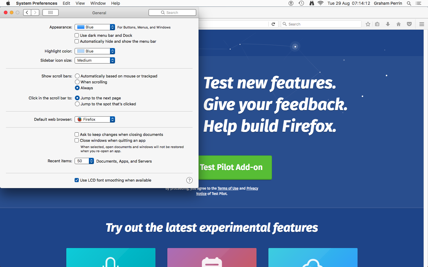Firefox Browser Mac Os X